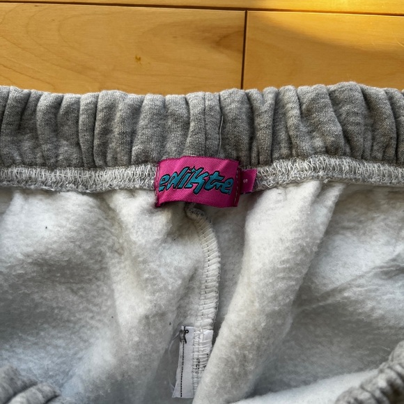 Edikted Clark Oversized Jogger Sweatpants Gray Size Small - Picture 4 of 5